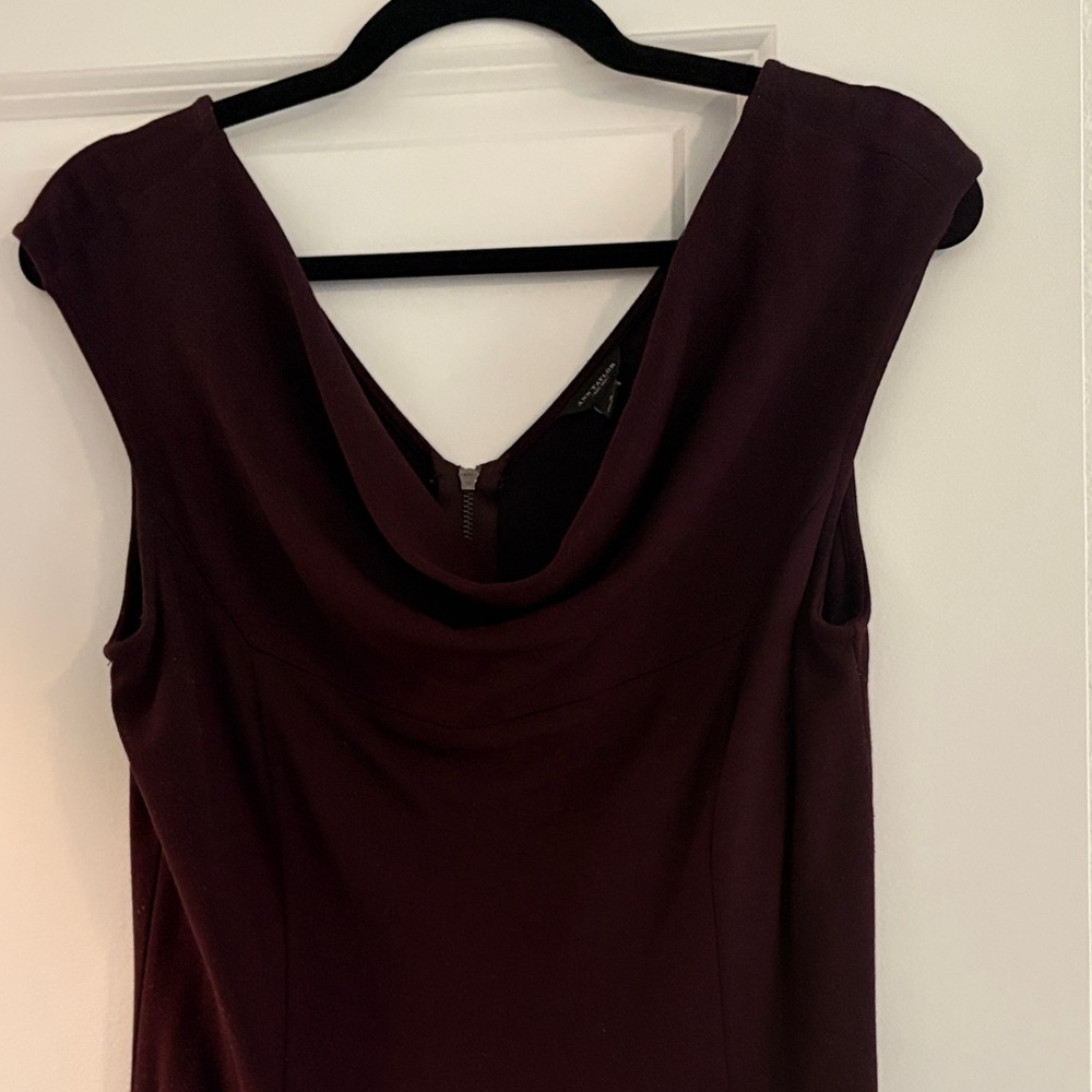 Ann Taylor Chic Burgundy Dress - Picture 3 of 6
